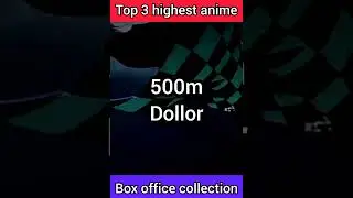 top 3 highest box office collection anime movie world wide!😮