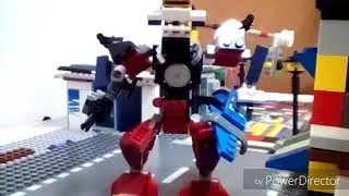 Lego police mech instruction part 4