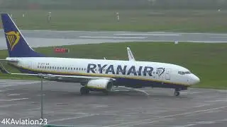 [4K] FOGGY MORNING PLANESPOTTING AT CORK AIRPORT