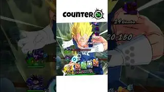 ULTRA Majin Vegeta Counter Animation In Game!! #shorts
