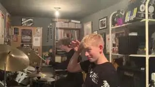 Pip and Finlay drum off....someon gets owned!