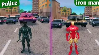 rope Hero ki iron man ki dress|rope Hero ne police officer ki duty join kar li|vice town me iron man