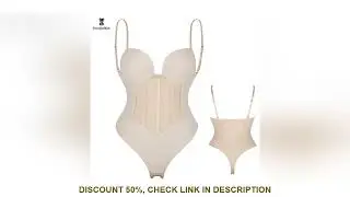 Plus Size One-piece Open Crotch Jumpsuit Removable Strap Backless Swimsuit Mesh Shapewear Bodysuit F