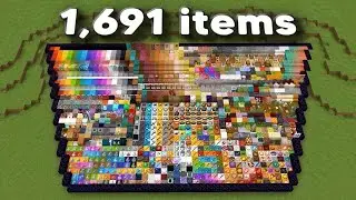 Tôi Thu Thập Tất Cả Vật Phẩm Trong Minecraft | Bedrock