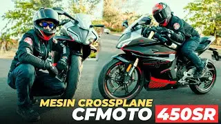 BAWA PULANG CFMOTO 450SR‼️ MESIN CROSSSPLANE NYA BIKIN CANDU🔥 SAMPAI DI SAMPERIN ORANG #cfmoto450sr