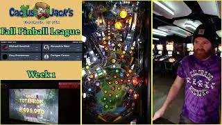 Fall Pinball League 2025 - Week #1 @ Cactus Jack's - Oklahoma City