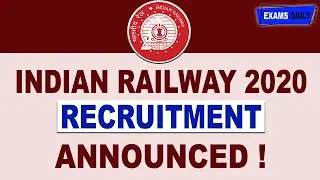 Indian Railways Recruitment 2020 | RRB Jobs 2020 | Railway Vacancy 2020 Notification | 10th pass job