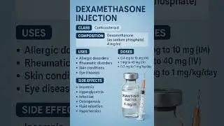 Dexamethasone injection uses in hindi doses side effects #dexamethasone#medical #Dexamethasone4mg