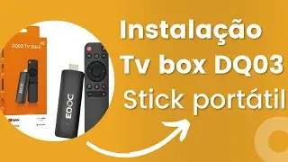 Instalando Tv box portátil stick DQ03 !