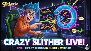 🔥 Slither.io LIVE &ndash; Fast Kills, Epic Wins & Funny Fails 😆🐍 | LightningBeast