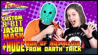 Friday the 13th Custom 8-bit Jason Mask & HUGE Box of Nostalgia from Nick (Darth Trick)-VIEWER MAIL