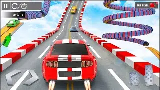 Gt Car Stunt Ramp Car Game || Impossible Car Stunt Game || Mega Ramp Car Racing || Android Gameplay