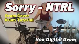 Sorry - NTRL (Drum Cover) | Tutorial Drum Pemula | Bapoenam x Nux
