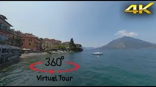 Concept - Lake Como - Italy - 360&deg; Camera - Video 4K - Virtual Reality