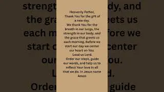 Today's Morning Prayer! #prayer #strength #grace #faith #inspiration #thanks #morning #gift #guide