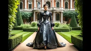 Stunning Leather Bustle Dresses | Victorian-Inspired Elegance #victorian #leather #fashion