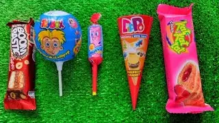 ASMR MUKBANG Watermelon Desserts Cutting Rainbow Ice cream, Lollipo Cutting Rainbow #Satisfying