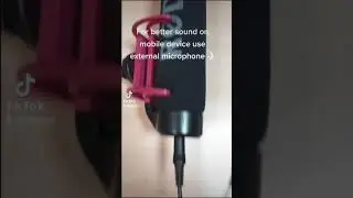 External microphone to smart phone for better sound