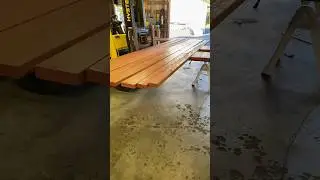 Pre-staining Wood Trailer Deck