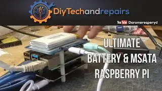 Raspberry PI with mSATA and battery - Ultimate build #3