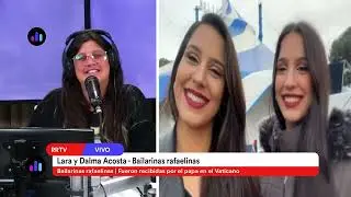 Lara y Dalma Acosta - Bailarinas rafaelinas | Fueron recibidas por el papa en el Vaticano