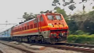 Wap4 ka speed and track sound train engine #train #indianrailways #viralvideo #youtube #indian