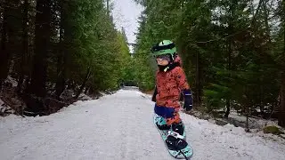 Snow Trail in Washington