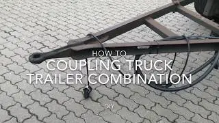 how to couple a Truck Trailer combination with Ringfeder coupling DIY