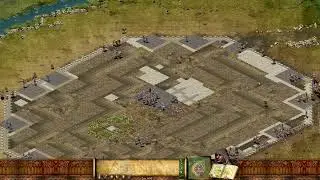 Monteriggioni, Very Hard - Play a Siege - Stronghold HD (game play)