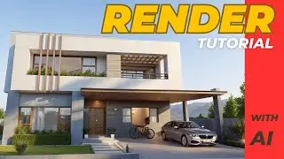 How to create Photo Realistic Architectural Renders | AI Rendering Tutorial