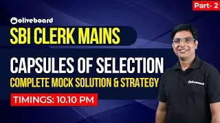 SBI Clerk Mains 2021 |Capsules Of Selection (Complete Quant Mock Solution & Strategy) - 2| Vivek Sir