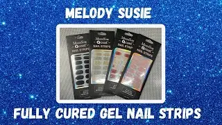 Trying Melody Susie QCoat Fully Cured Gel Nail Strips| @MelodySusieOfficial
