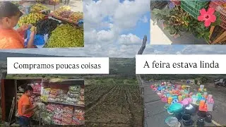 DIA DE FEIRA LIVERE  EM JARDIM  COM MINHA IRMÃ LUCILDA/ COMPRAMOS POUCAS COISAS DESSA VEZ 