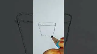 Easy Cute Coffee Cup☕ Drawing #drawing #shortvideo #art #youtubeshorts #coffeecup #cute#☕☕