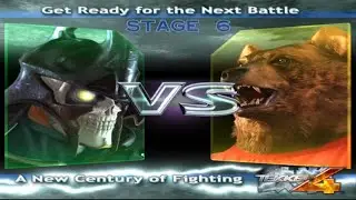 YOSHIMITSU vs KUMA | PARKING LOT | TEKKEN 4 ARCADE
