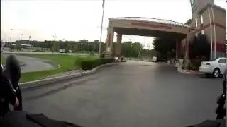 Nothing like taking your bicycle into the loby to check in!
