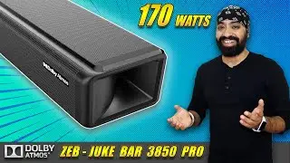 Лучший саундбар Dolby Atmos со встроенным сабвуфером 🔥 | Zebronics Zeb-Juke Bar 3850 Pro 🔊🔊