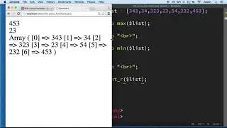 023 Array Functions in PHP