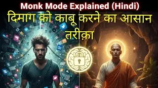 दिमाग को काबू करने का असली तरीका | Monk Mode Explained | Monk mode Challenge 