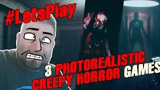 RePlay Let's play 3 CREEPY REALISTIC games! #horror #gaming