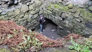 Two delightful Irish boys lead me to the top of a castle.