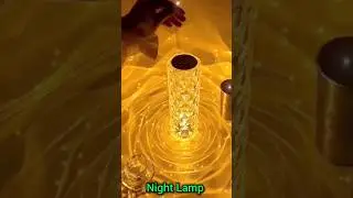 Crystal Diamond Touch Lamp 🔥🔥#nightlight #technology #homedecor #light #decoration