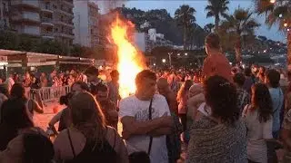 Cr&ograve;nica Festa Revetlla Popular de Sant Joan Blanes 2014