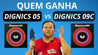 COMPARAÇÃO DIGNICS 05 E DIGNICS 09C POTÊNCIA E EFEITO || TÊNIS DE MESA - PING PONG