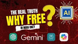 Free AI in India - The hidden truth | Why ChatGPT, Gemini, Perplexity, Copilot are free in India