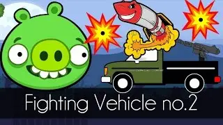 Bad Piggies - FIGHTING VEHICLE No.2 (Field of Dreams) - Upgrade Cruise Missile