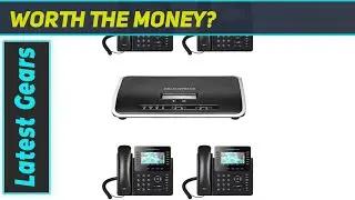 Grandstream UCM6204 IP PBX with 4 FXO + GXP2170 4-UNITS IP Phone: Best Enterprise