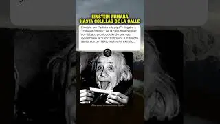Einstein reciclaba colillas de la calle para fumar en su pipa #curiosidades #misterios