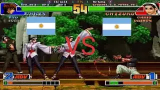 KOF 98 | Fightcade Replay Match | FA | Alex VS Mr Yama | Kof 98 high level match | FT-5
