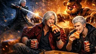 Dante and Vergil break rules at Freddy Fazbear's